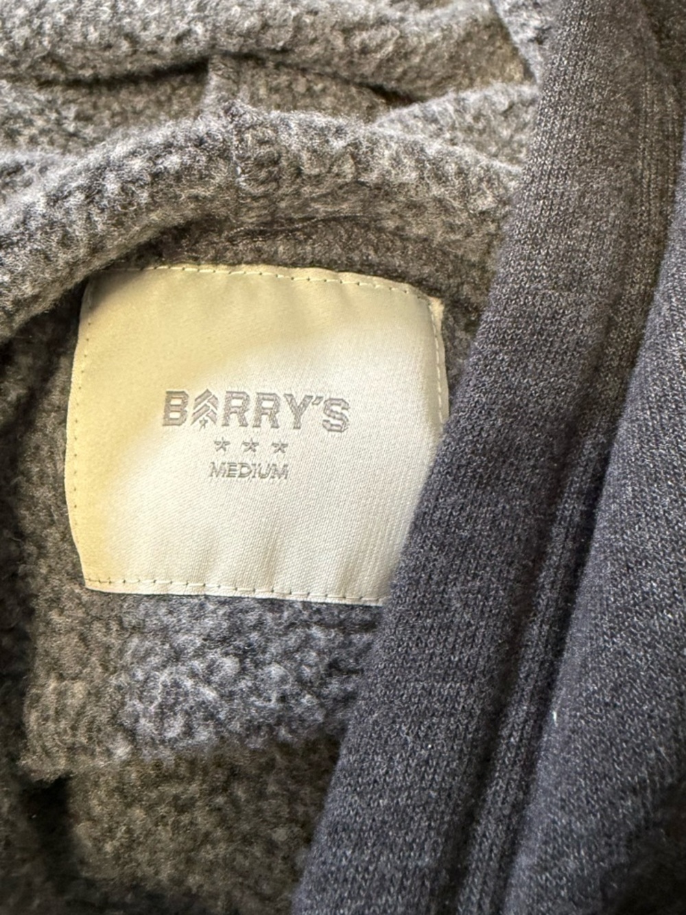 Barry's Bootcamp Tribeca Cropped Hoodie - Charcoal Grey - Medium - Picture 5 of 6